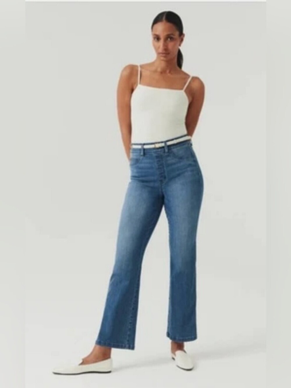 Spanx Everywear kick Flare Jeans Vintage Indigo size 1x NWT